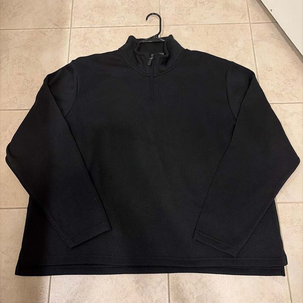 Wrangler Authentics Men's Fleece Quarter-Zip Pullover